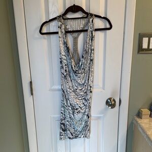 Sky brand Stylish Blue and White Women's Top